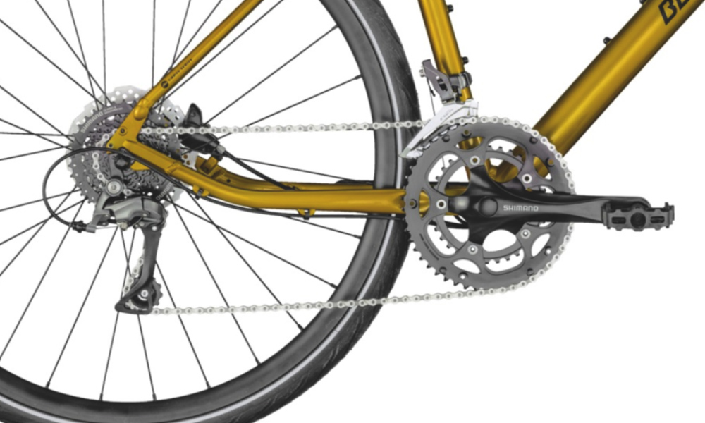 Фотография Велосипед Bergamont Sweep 4 28" размер M 2021 желтый 3