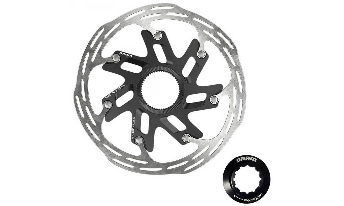 Ротор тормозной Sram Paceline X CenterLock , диаметр 160 мм, локринг в комплекте 