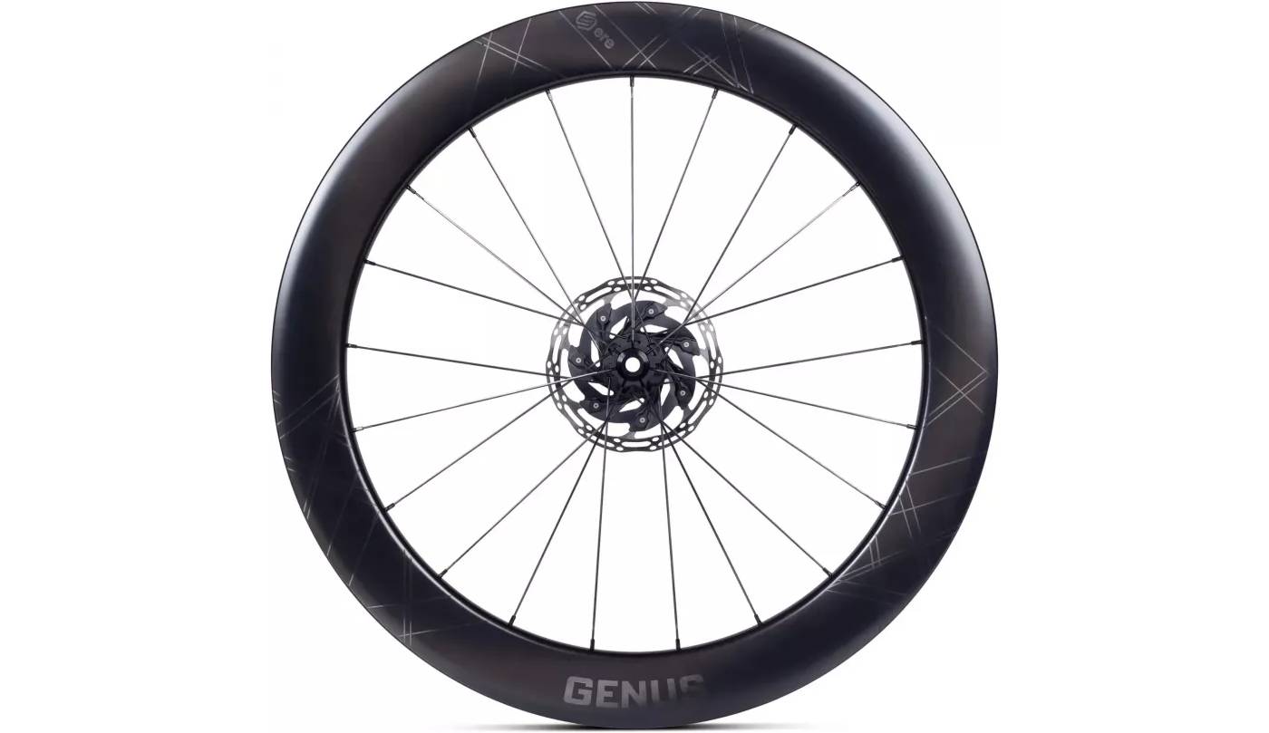 Колесо пер. + задн. 28" ERE GENUS II AE65 CARBON, Road, 100x12/142x12, CL, HG11, tubeless, черный сатин 2
