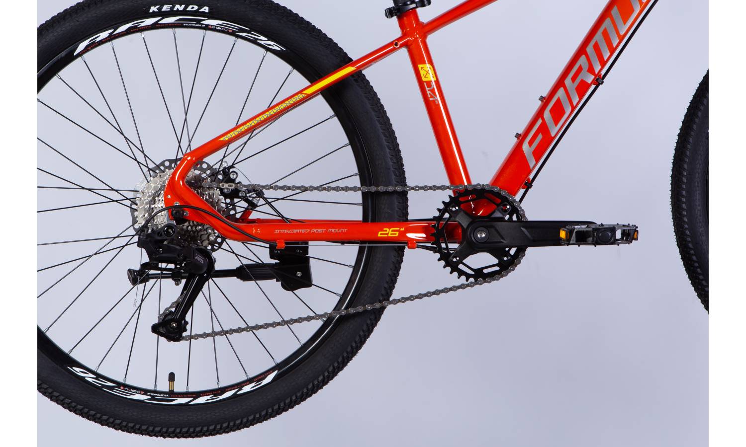 Фотография Велосипед Formula ZEPHYR 3.0 DD 26" размер XS  рама 14" 2025 оранжевый 7