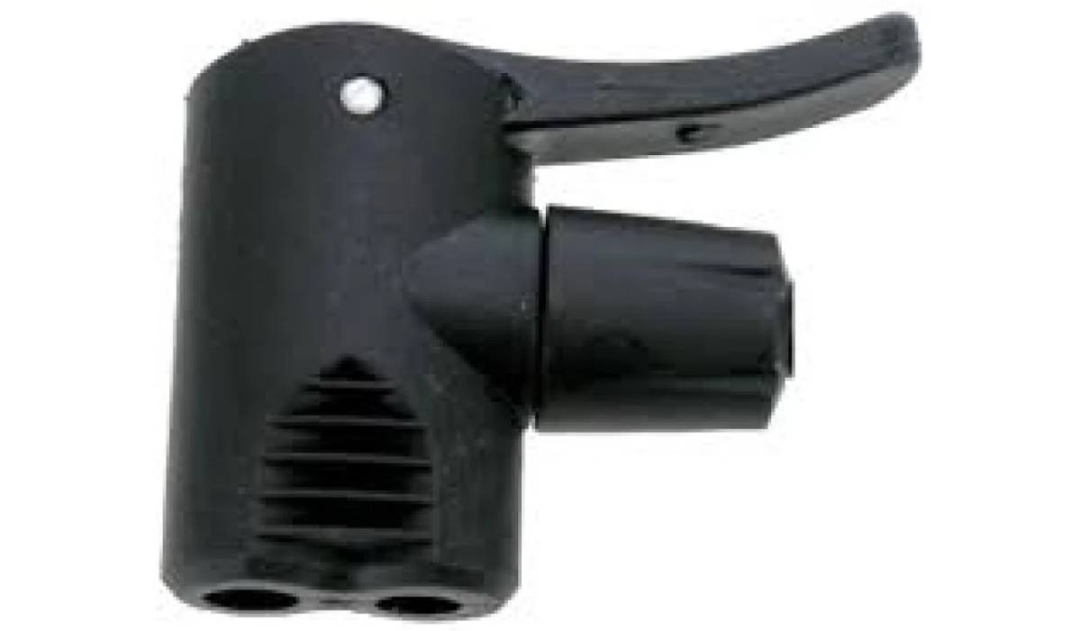 Фотографія Головка насоса с двойным клапаном Presta, Auto, черный