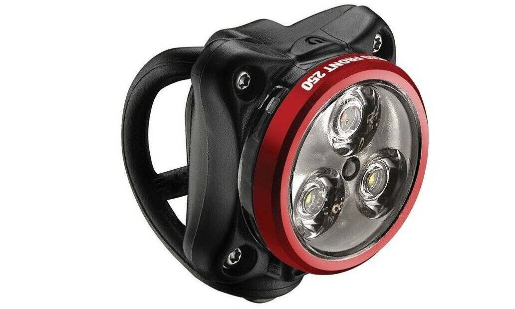 Передний свет Lezyne Zecto Drive Front Light, 250 люмен, красный 