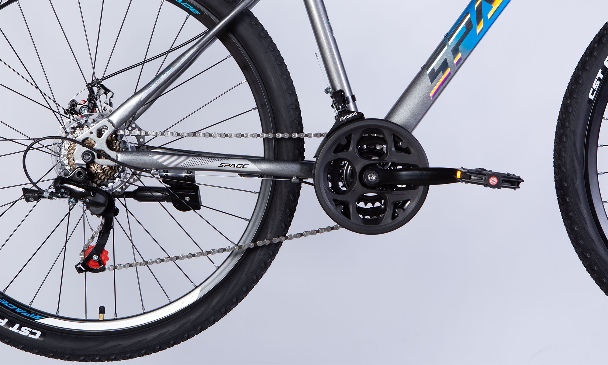 Велосипед SPACE MARS DD FR 27.5", ST, розмір M, рама 17", 2025, синьо-сріблястий 4 Велосипед SPACE MARS DD FR 27.5", ST, розмір M, рама 17", 2025, синьо-сріблястий 4