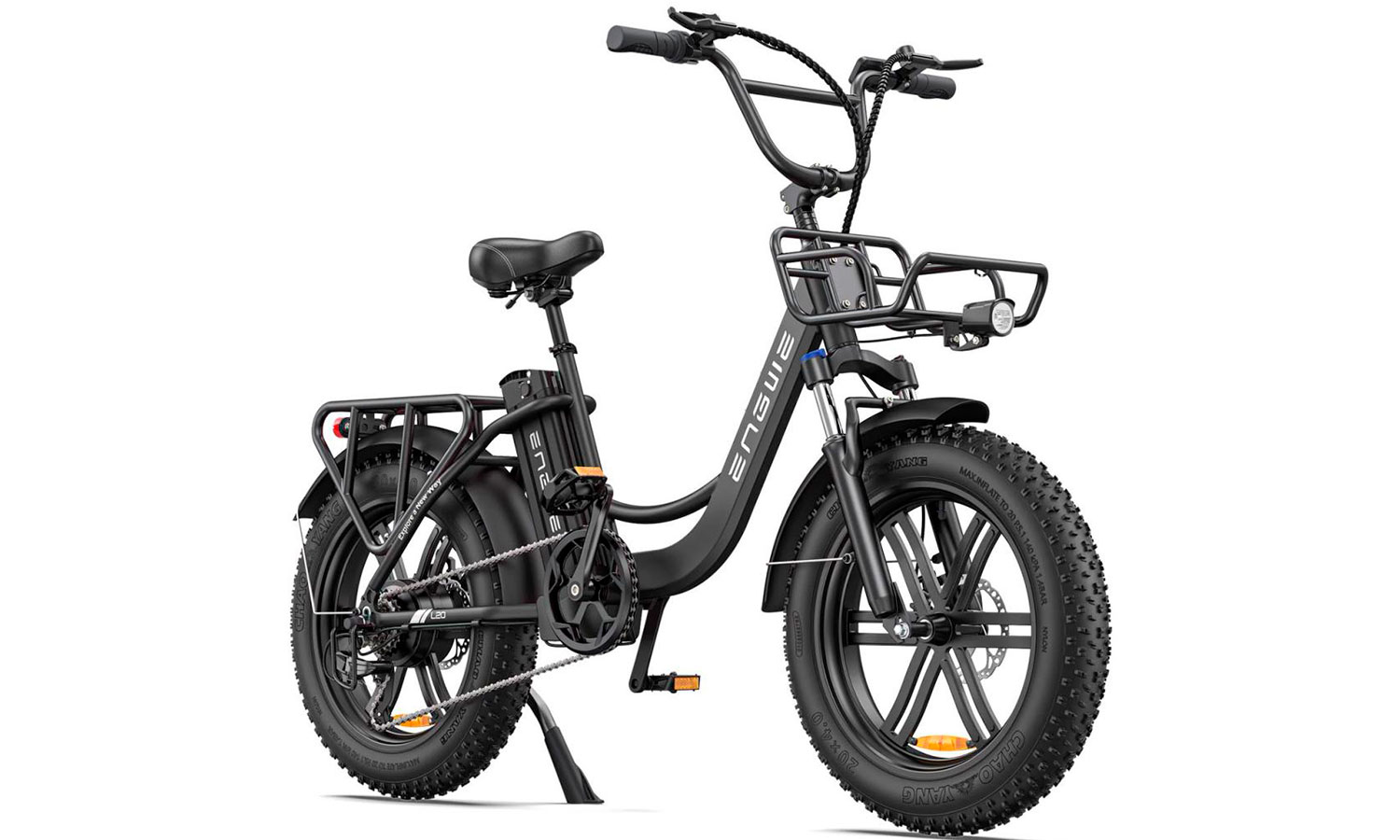 Електровелосипед фетбайк Engwe L-20 (250 Вт, 13 Ah, 48 В) 20", чорний 2