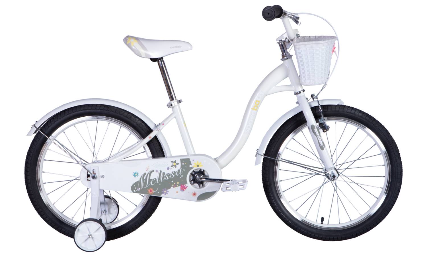 Фотография Велосипед SPACE KID MELISSA BH 20" рама 11,5" 2024 Перламутровый с корзиной