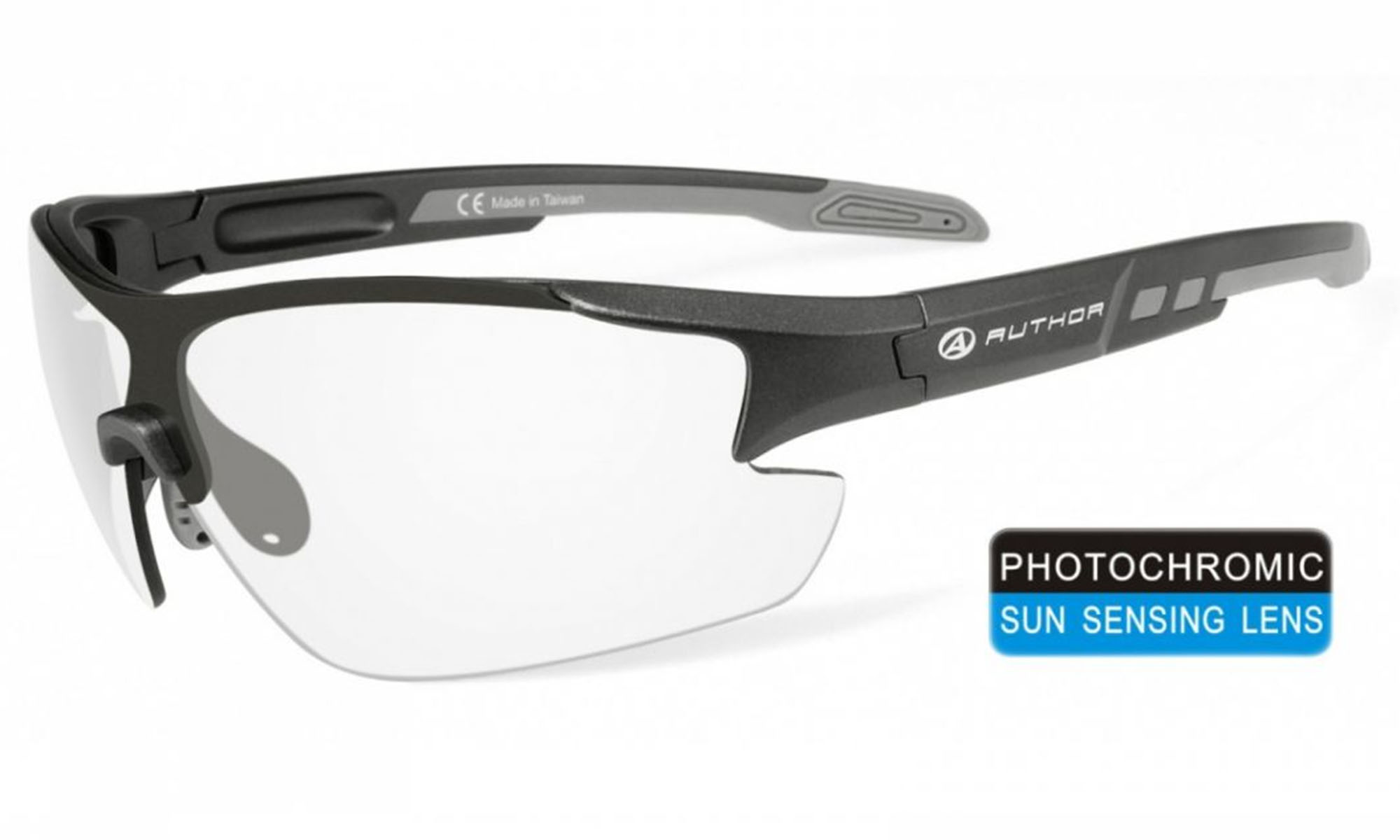 Окуляри сонцезахисні Author Vision LX Photochromic Inj, матово-сіра оправа 4