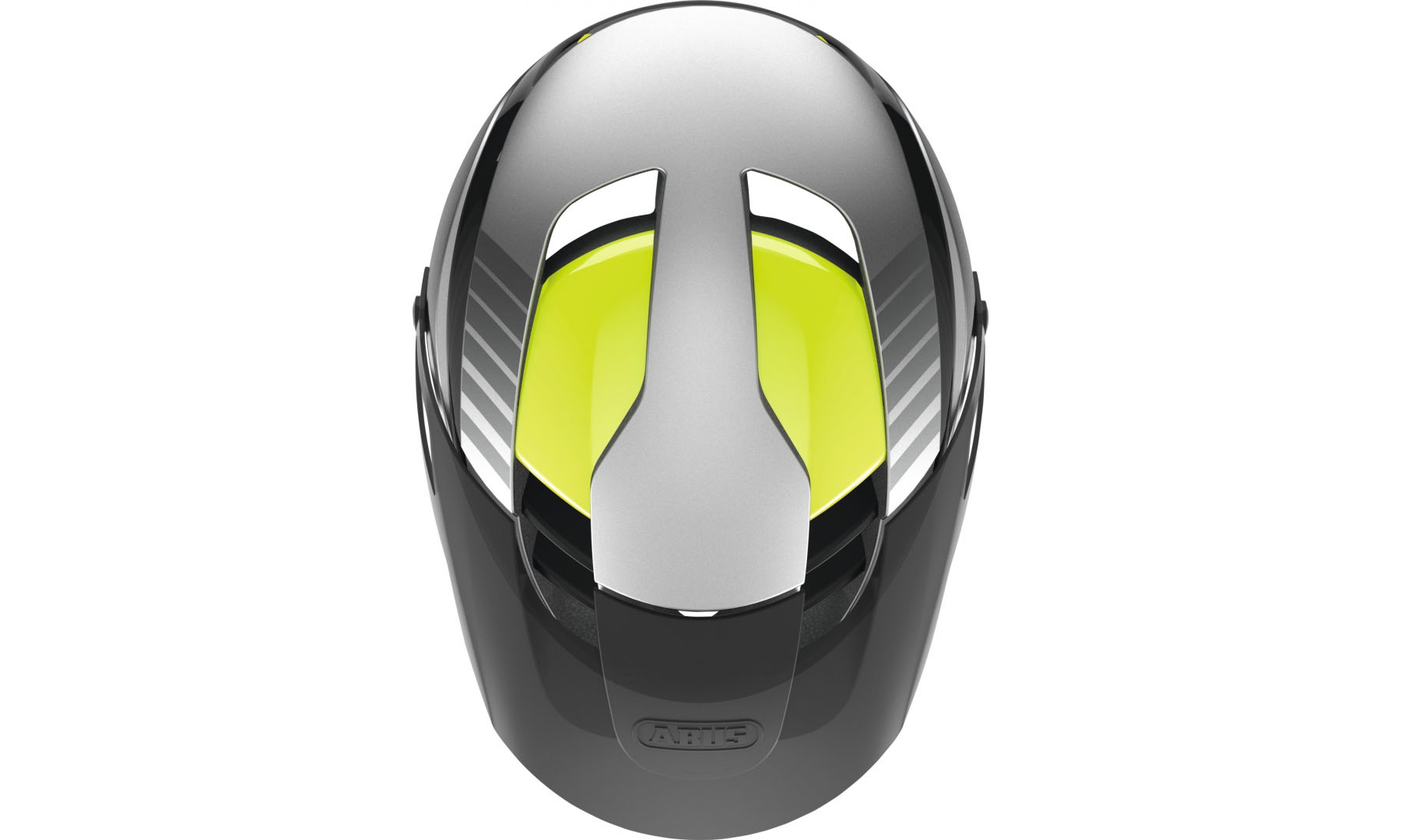 Велошлем спортивный ABUS MONTRAILER QR Neon Yellow, размер L (58-61 см), неоновый желтый 3