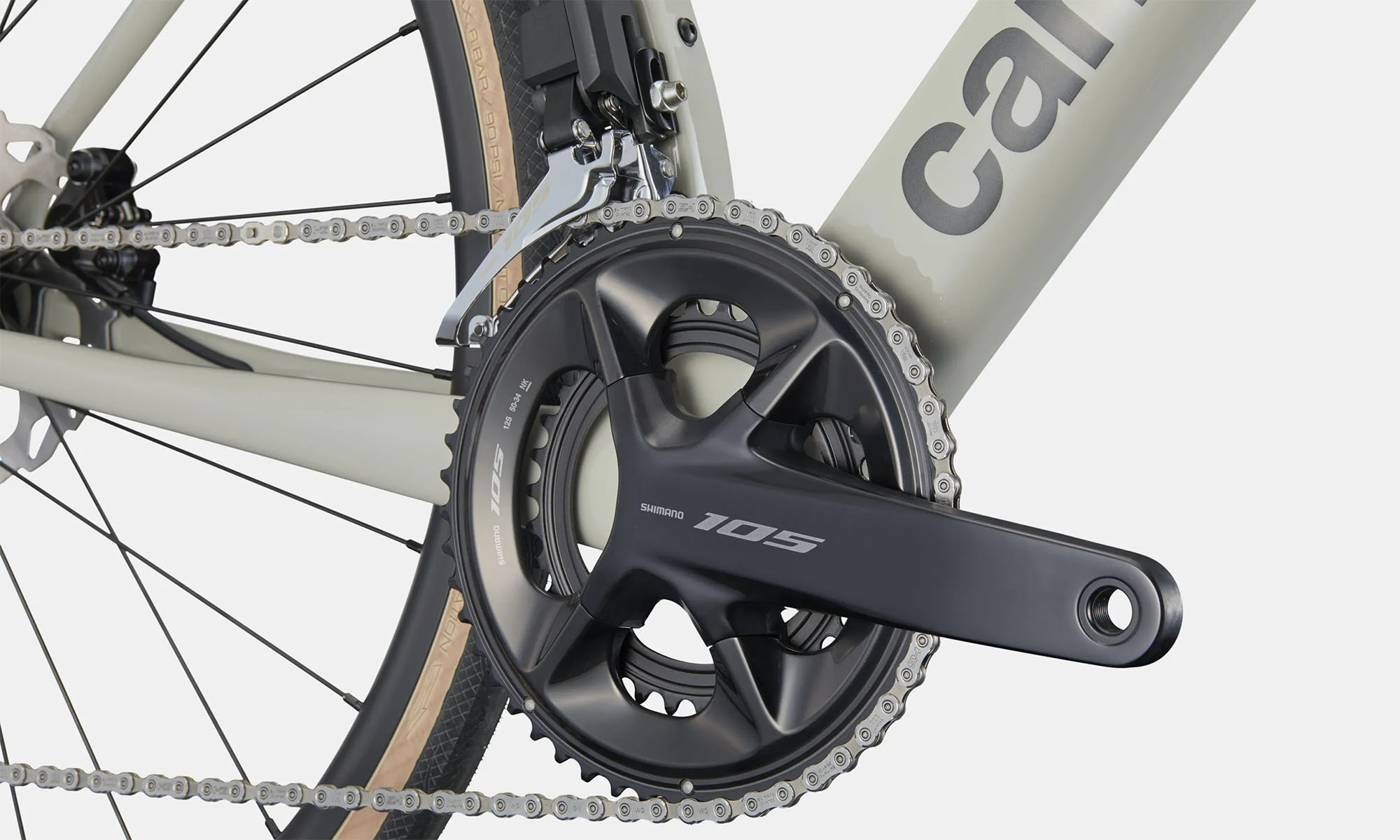 Велосипед Cannondale SYNAPSE Carbon 4 28", розмір L, рама 56, рік 2026, світло-сірий 3