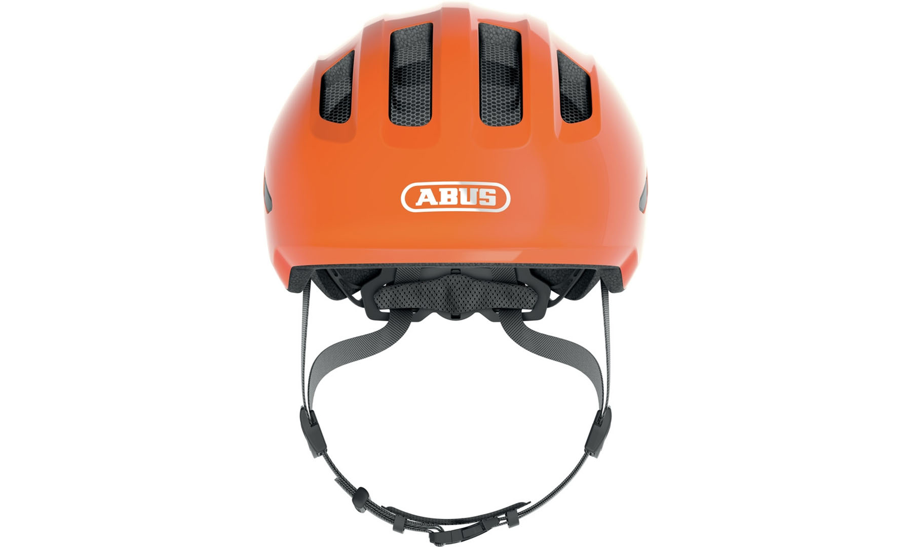 Велошлем детский ABUS SMILEY 3.0 Shiny Orange, размер S (45-50 см), глянцевый оранжевый 3