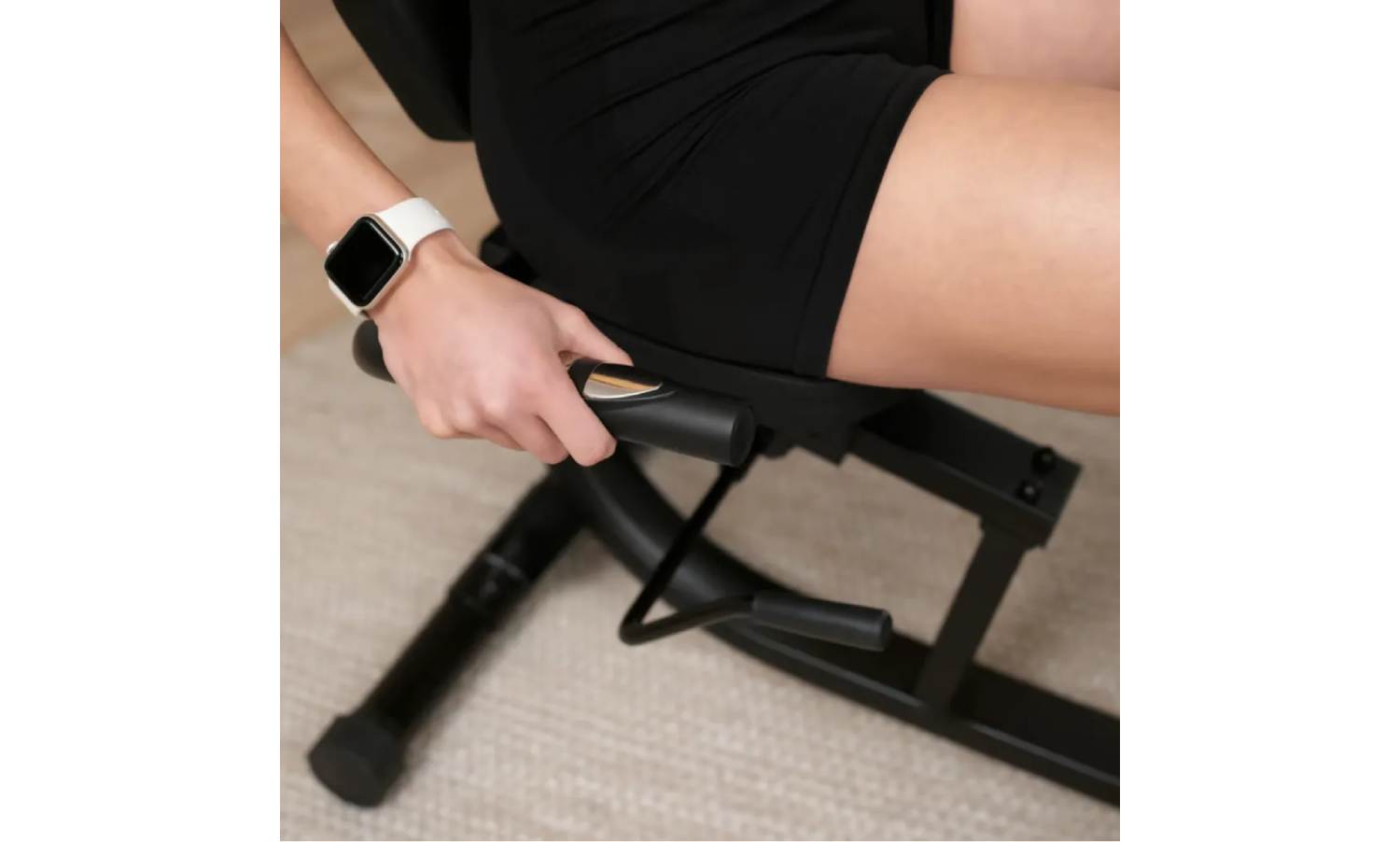 Горизонтальний велотренажер Hop-Sport HS-045L Volt магнітний золотий 8