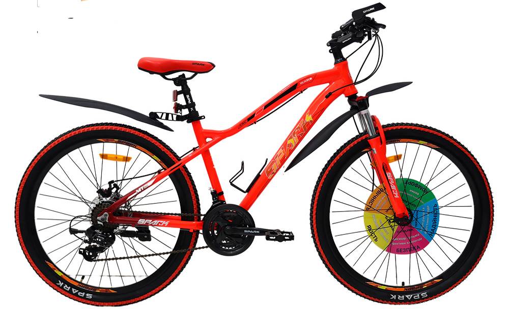 Фотографія Велосипед SPARK HUNTER 26" размер S рама 16" 2024 Красный
