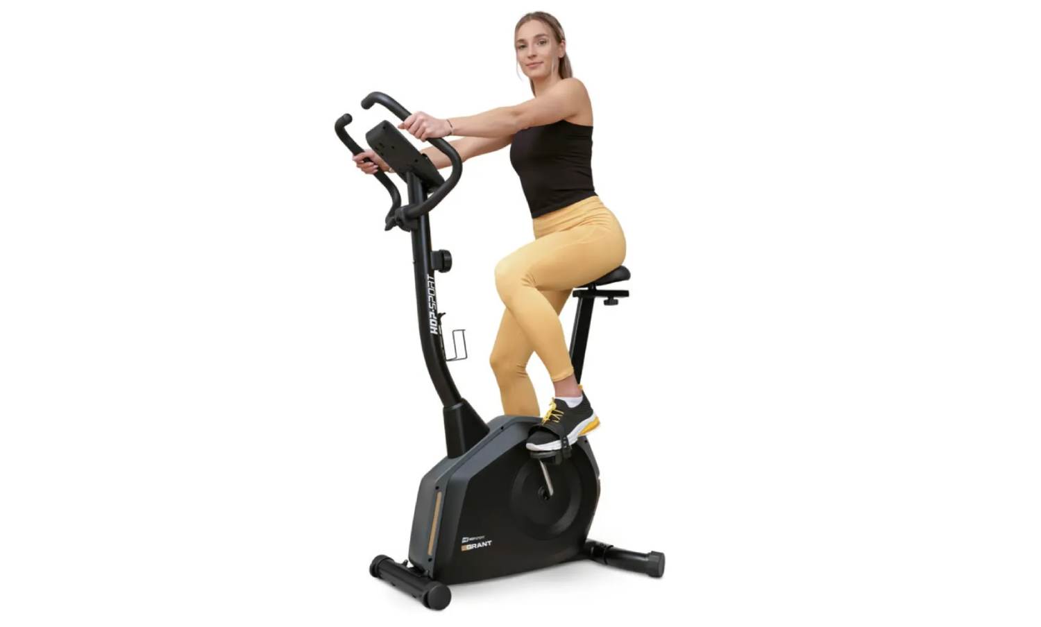 Велотренажер Hop-Sport HS-4000H Grant черно-золотистый 18