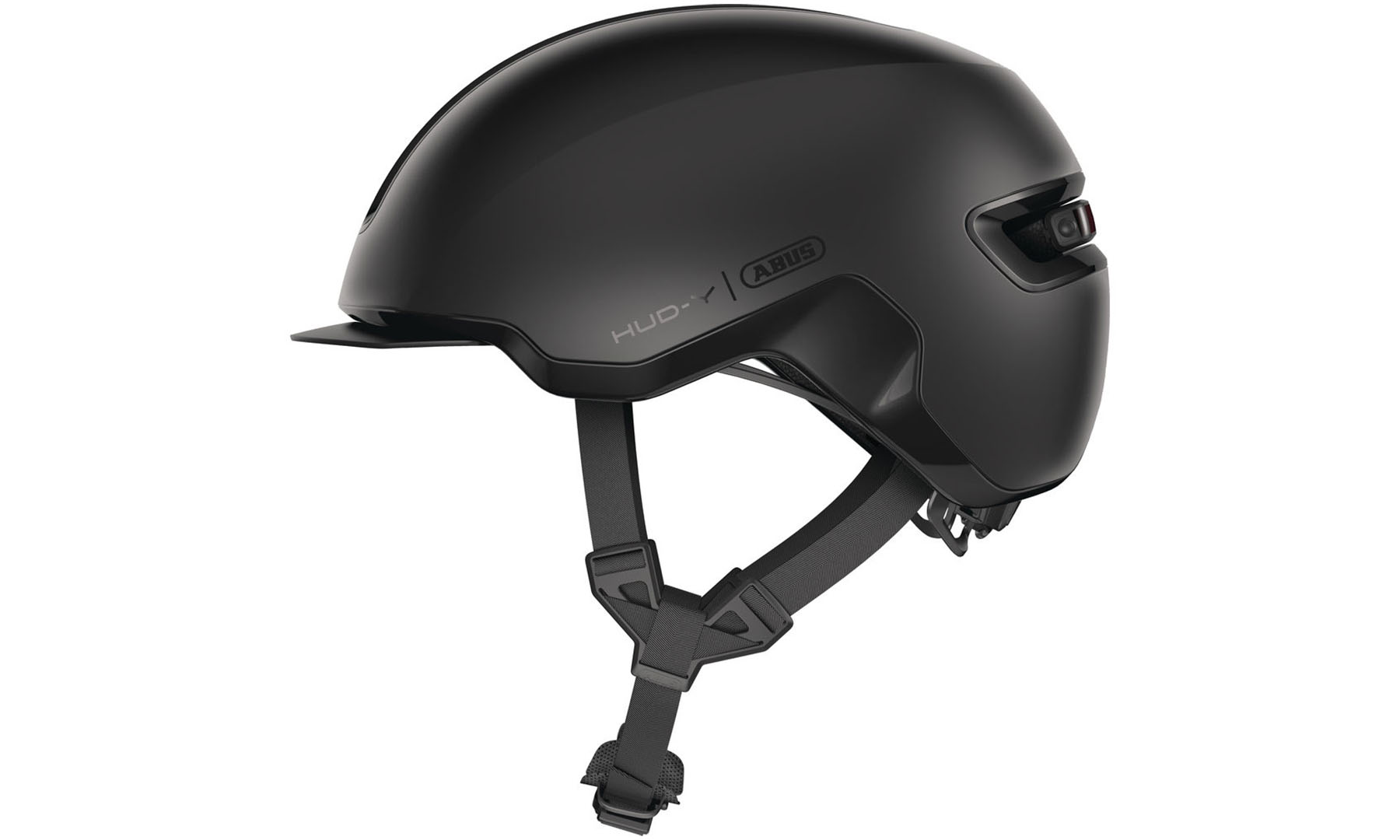 Велошлем ABUS HUD-Y Velvet Black размер M (54-58 см), черный 