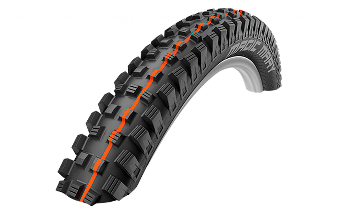 Фотография Покрышка Schwalbe 27.5x2.35 650B (60-584) MAGIC MARY SuperG, TL-Easy, Evolutoin Folding B/B-SK HS447 Addix Soft 67EPI EK black