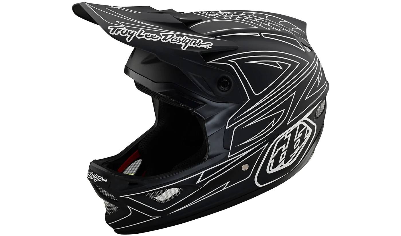 Вело шолом TLD D3 FIBERLITE розмір L (58-59 см) SpiderStripe BLk 9 Вело шолом TLD D3 FIBERLITE розмір L (58-59 см) SpiderStripe BLk 9