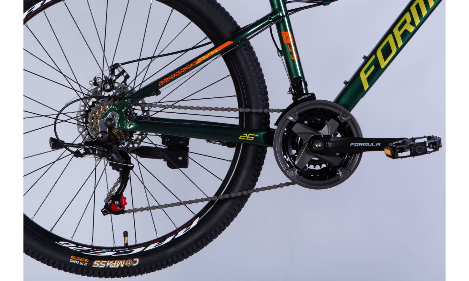 Велосипед Formula ALPINA DD 26" розмір S рама 15" 2025 зелено-жовтий 3 Велосипед Formula ALPINA DD 26" розмір S рама 15" 2025 зелено-жовтий 3