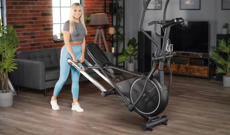 Орбітрек Hop-Sport HS-160CF Stage електромагнітний сірий 11