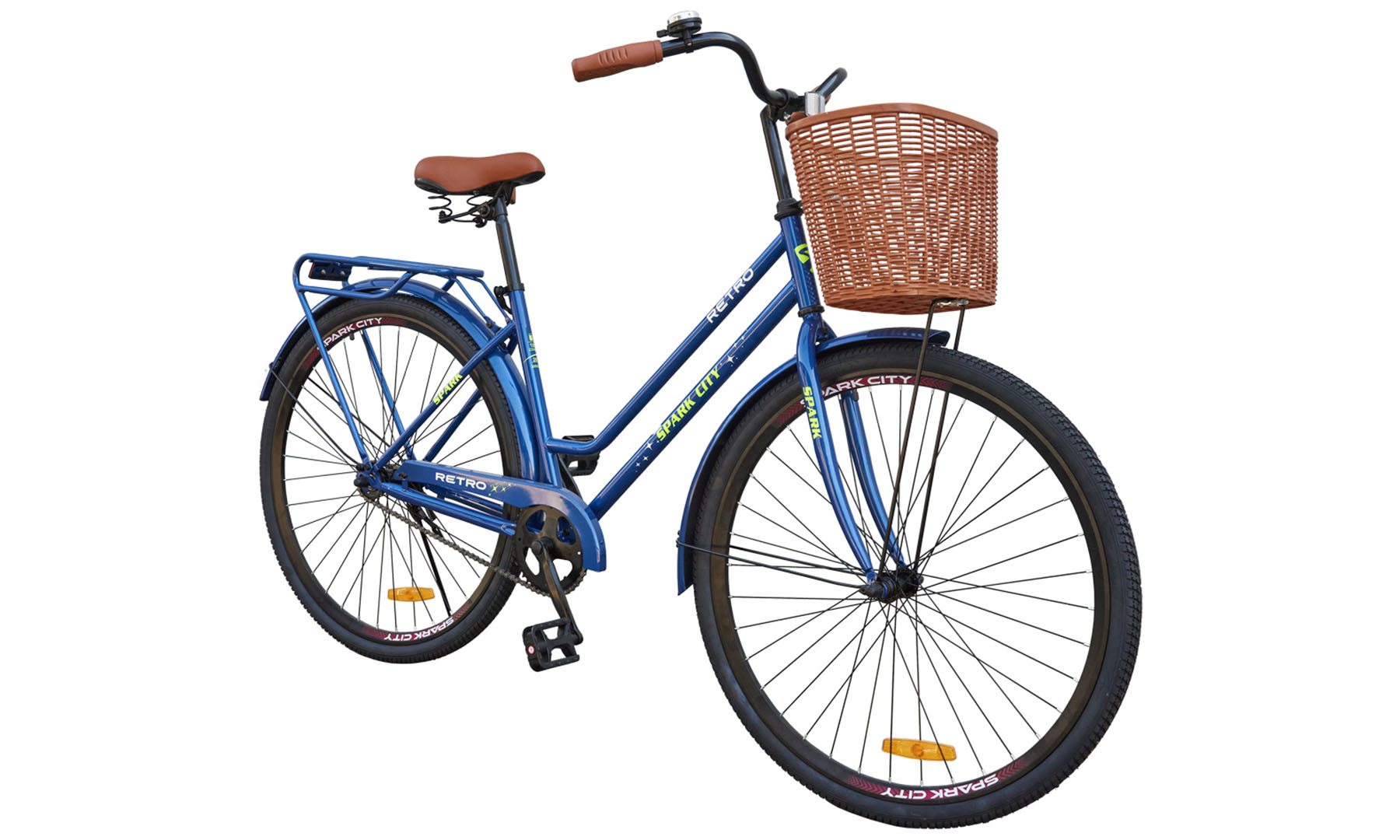 Велосипед SPARK CITY RETRO 28", размер рамы L (18"), синий 5