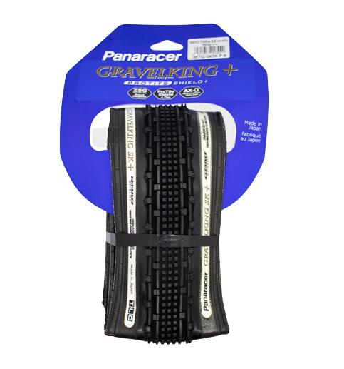 Фотография Покрышка Panaracer GRAVELKING SK+, 700x28C Tubed, Черный 4