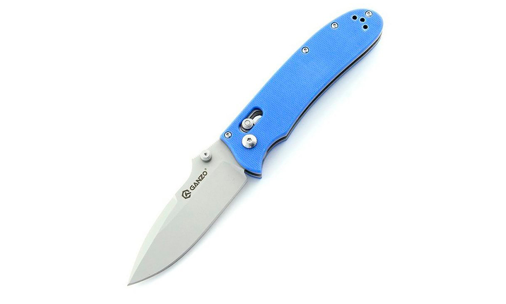 Фотография Складной нож Ganzo G704 голубой