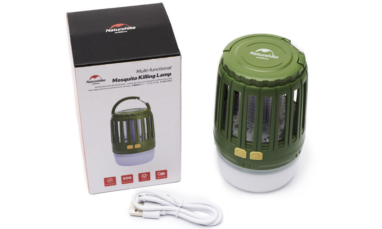 Фотографія Ліхтар кемпінговий із захистом від комарів Naturehike Repellent light NH20ZM003, акумулятор 18650 (2200 mAh) 2