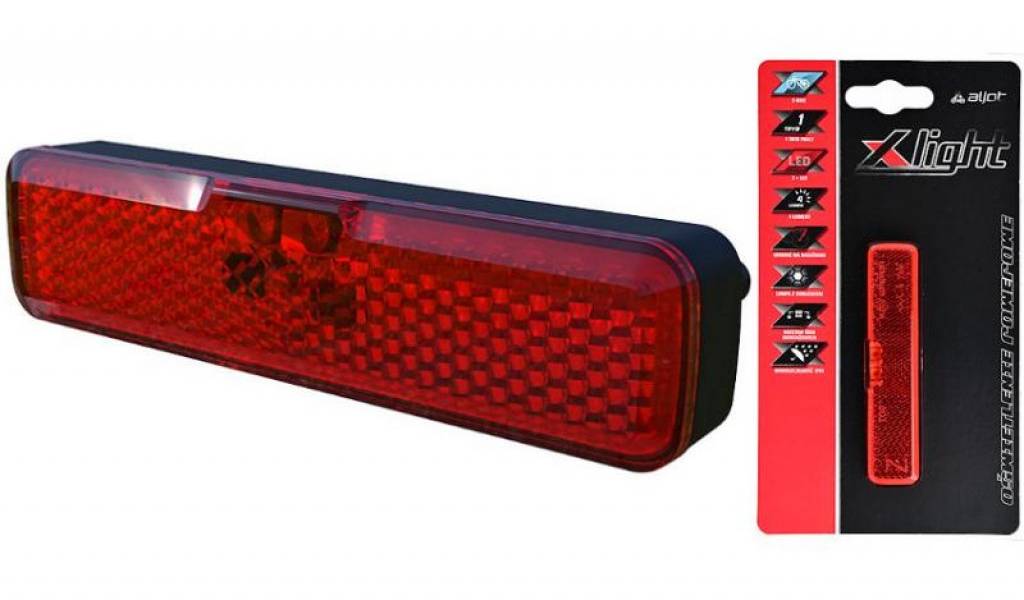 Задня фара X-Light XC-354 E-Bike 3Led 6Lm DC 6-48V на багажник 2