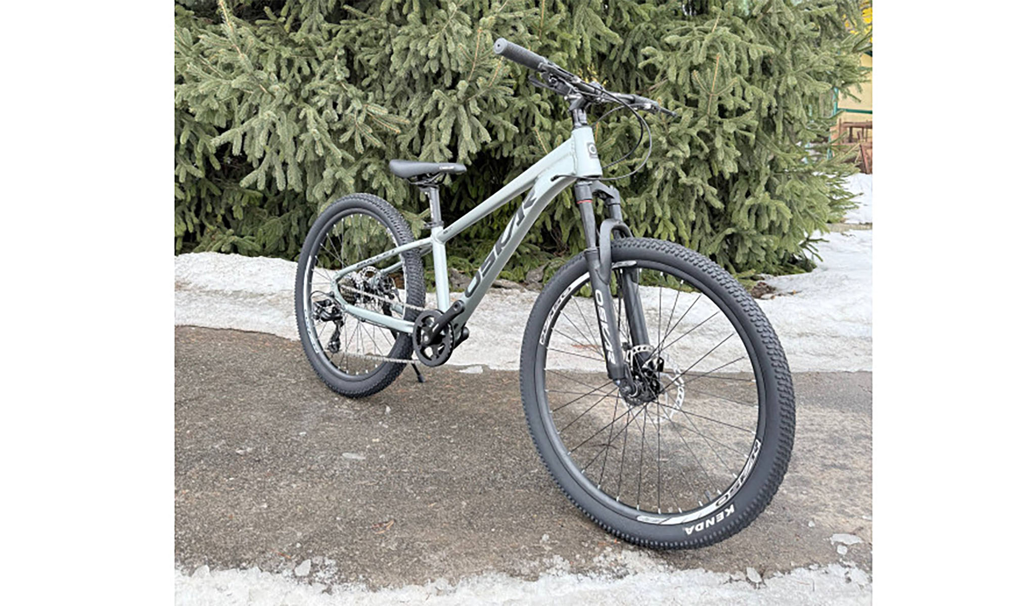 Велосипед Oskar BULLET 26", размер XS, рама 13, рік 2026, сірий матовий 2