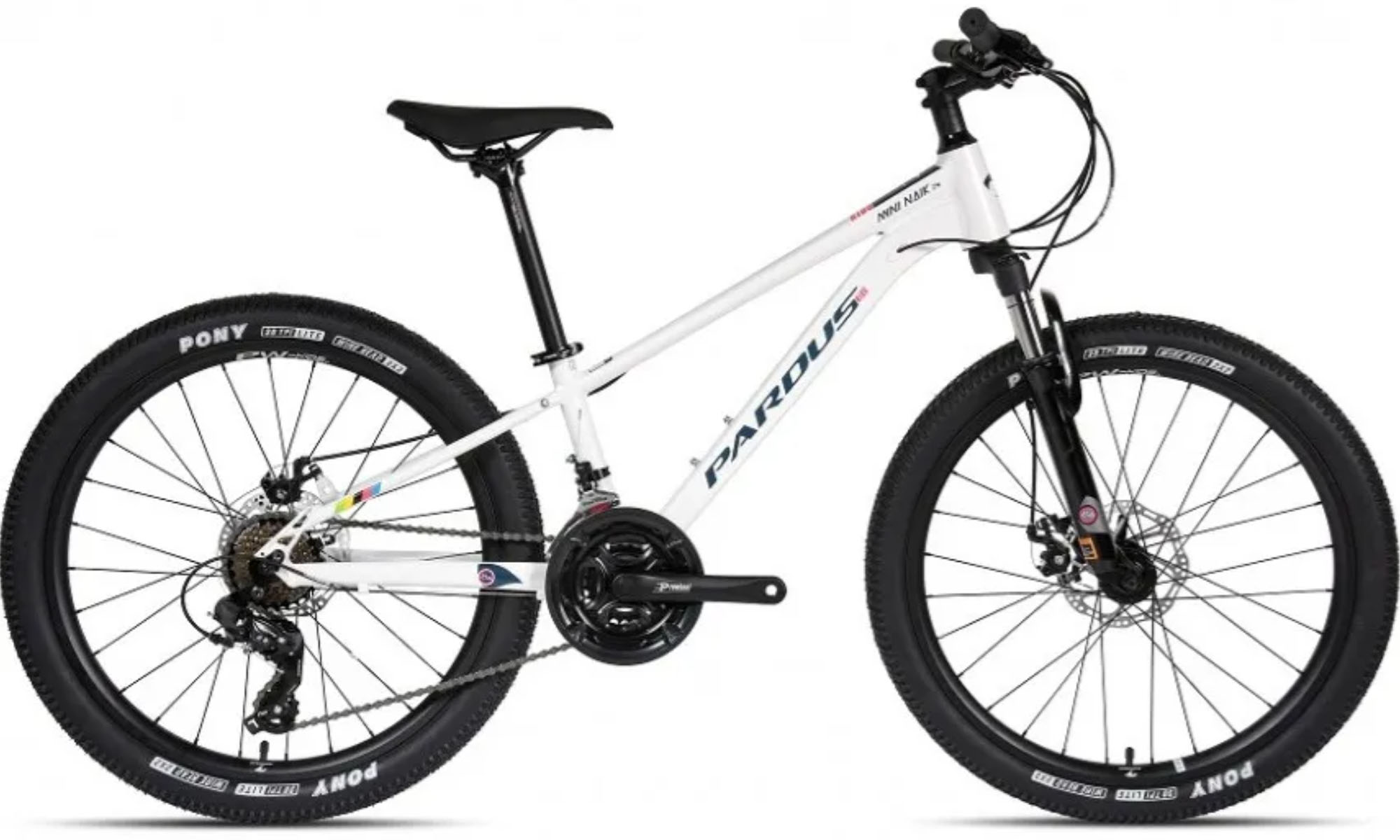 Велосипед PARDUS Kids Mini Naik 24", размер One Size, год 2023, Белый - PDKMN24W Велосипед PARDUS Kids Mini Naik 24", размер One Size, год 2023, Белый - PDKMN24W