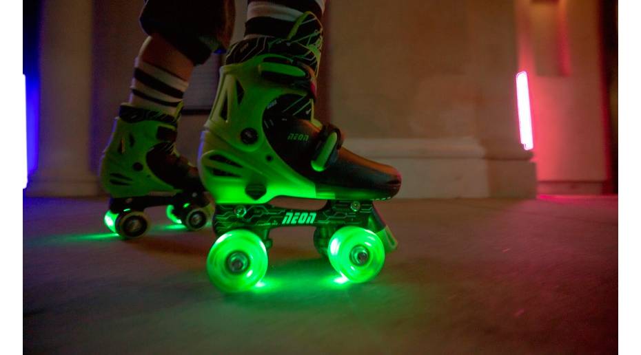 Роликовые коньки Neon Combo, размер 34-37, салатовый 6