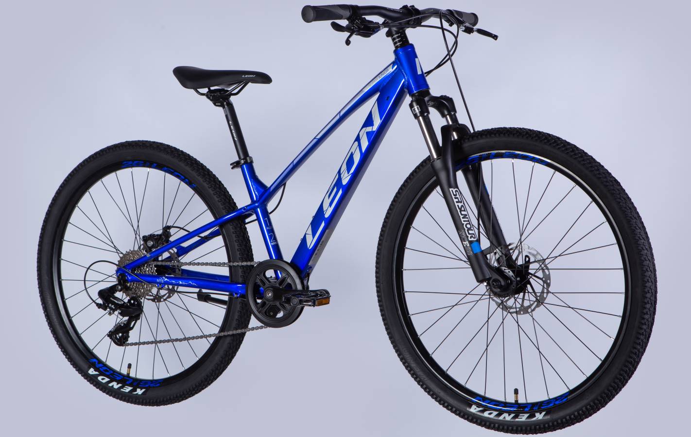 Велосипед Leon SUPER JUNIOR DD CS 26", размер XS, рама 13", 2025, синий  5