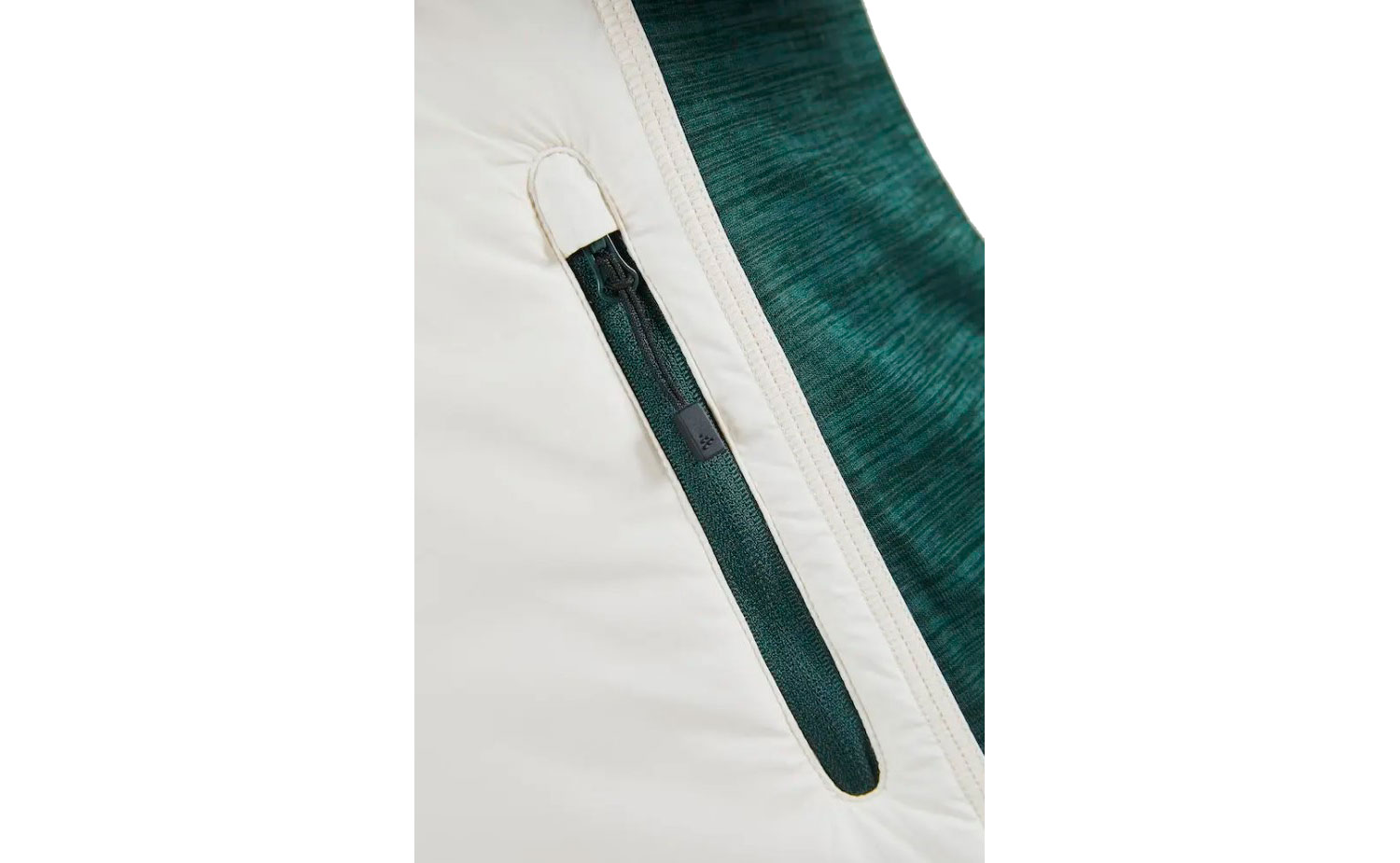 Куртка Craft Polar LT PD Midlayer жіноча, розмір XS, сезон AW 19, біло-зелений 2