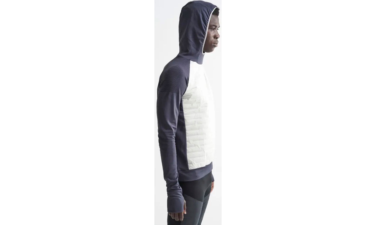 Кофта Craft SubZ Hood Sweater мужская, размер M, сине-белый 3