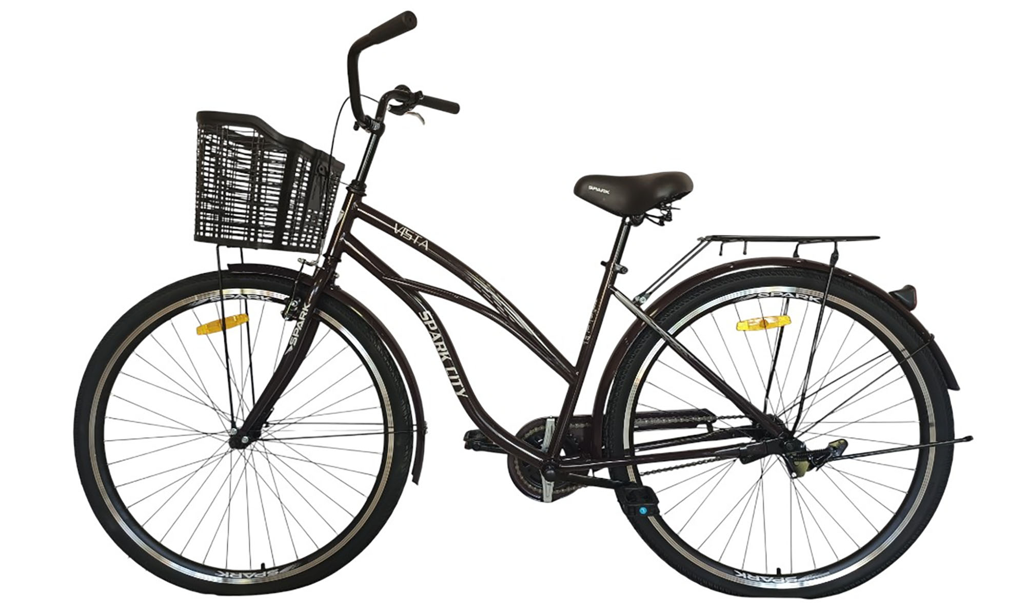Велосипед SPARK CITY VISTA 28", размер M, рама - 18", год 2026, темно-коричневый 3 Велосипед SPARK CITY VISTA 28", размер M, рама - 18", год 2026, темно-коричневый 3