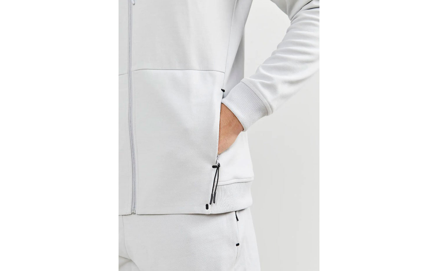 Кофта CraftIcon Zip Hood мужская, размер M, сезон AW 20, белый 3