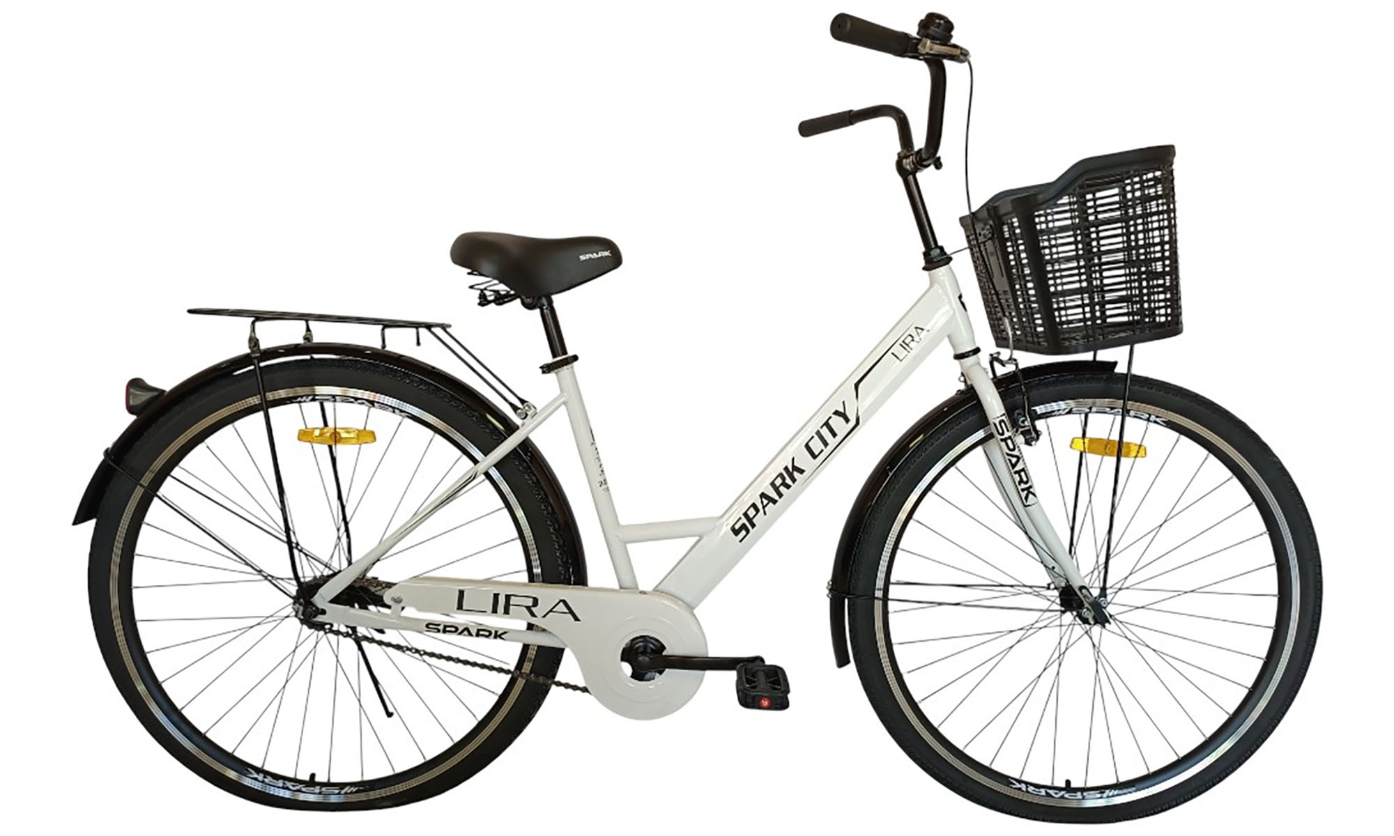 Велосипед SPARK CITY LIRA 28", размер M, рама 18", год 2026, белый 