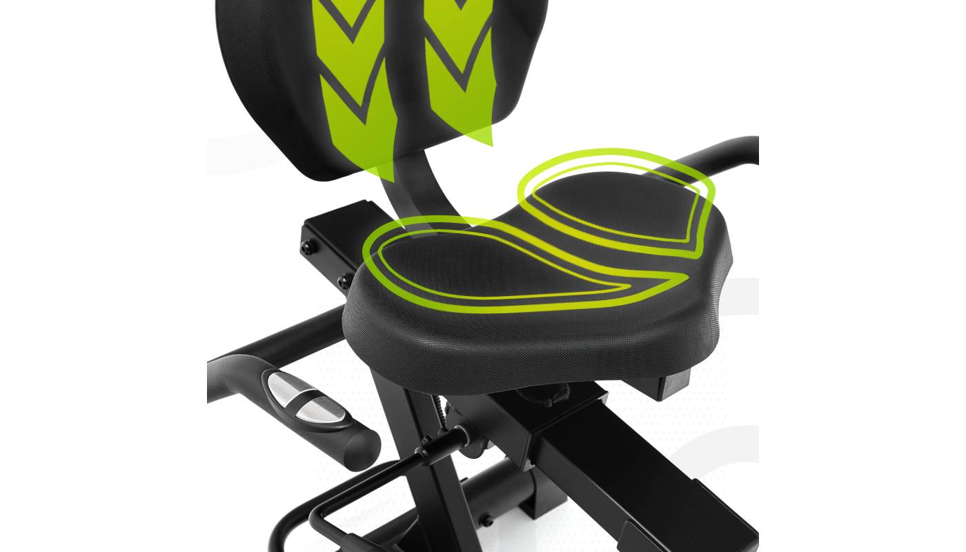 Велотренажер горизонтальный Zipro Iconsole+ Glow черный 6 Велотренажер горизонтальный Zipro Iconsole+ Glow черный 6