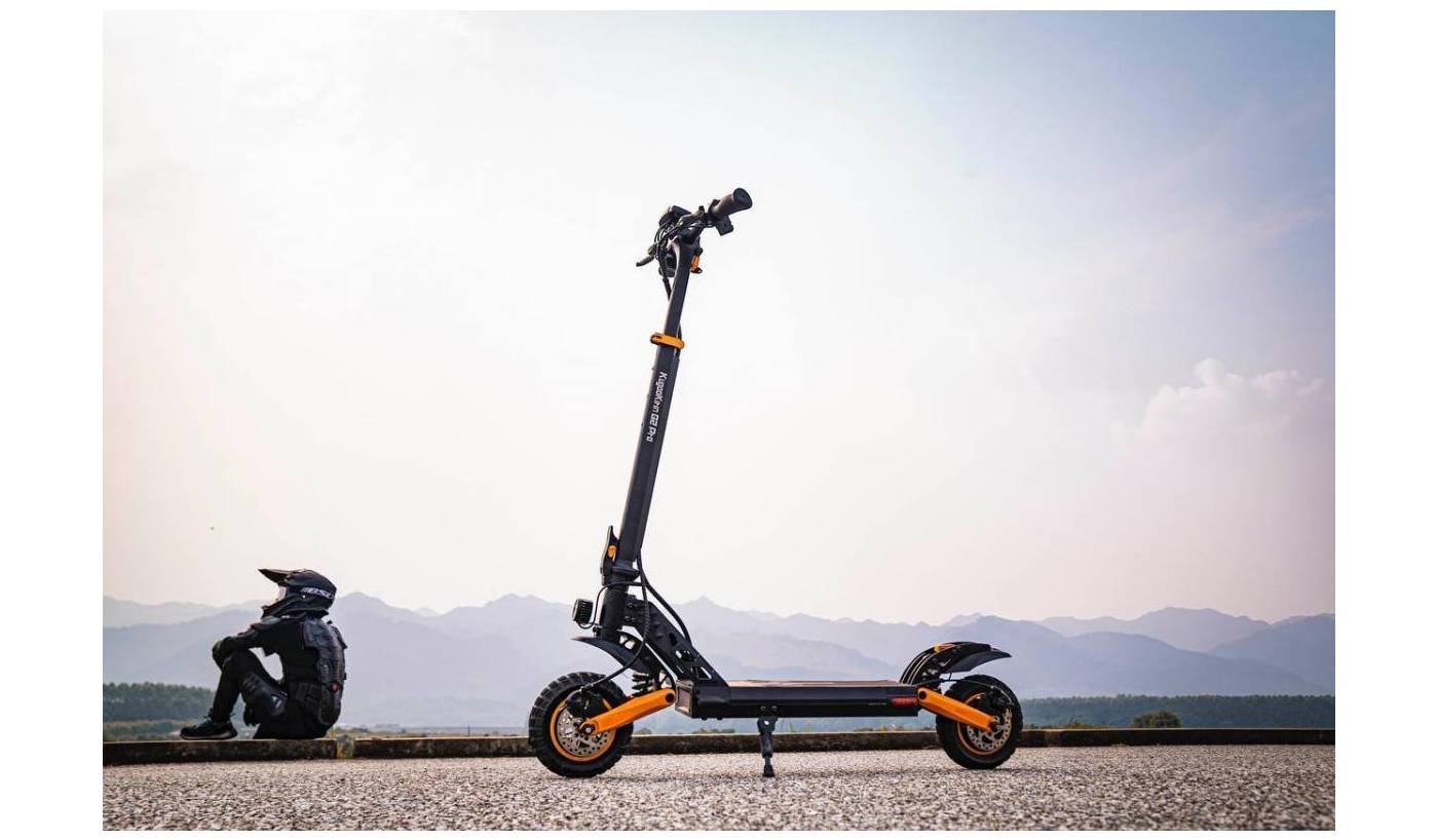 Електросамокат із сидінням KUGOO KIRIN G2 PRO New (1200 Вт; 15 Аh 48 В), чорний 5