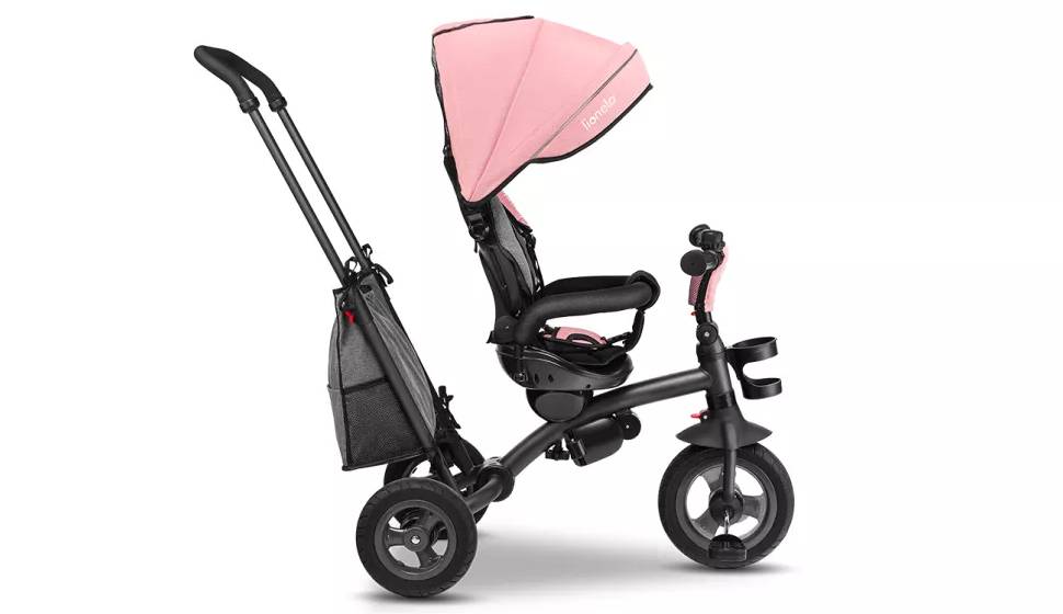 Детский велосипед Lionelo TRIS CANDY ROSE/GREY 2