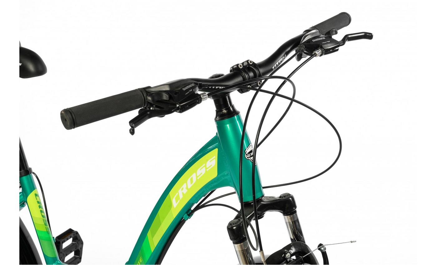 Фотография Велосипед Cross Elite 26" размер М рама 17 2022 Зеленый 4