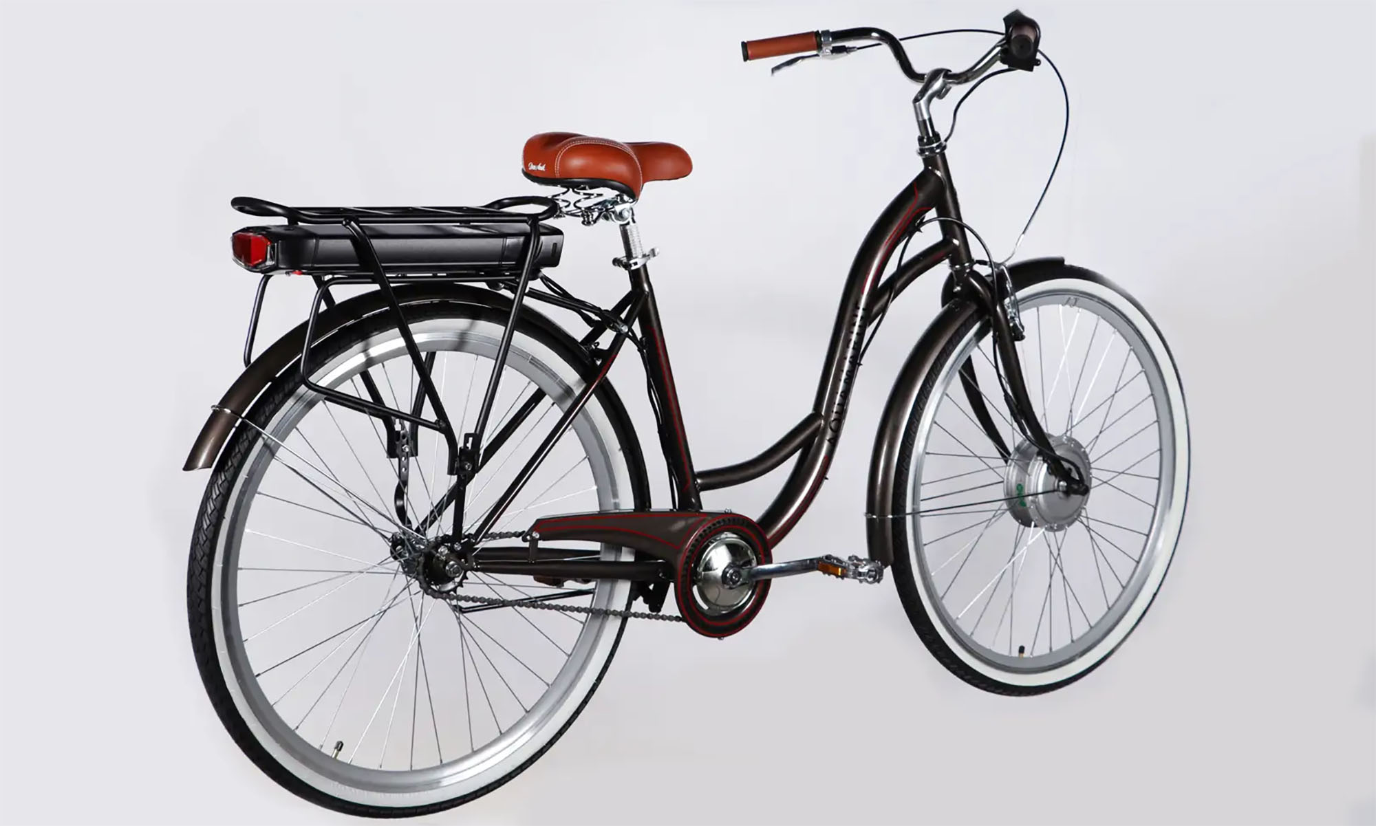 Велосипед с электроприводом Dorozhnik eAQUAMARINE BH 28", размер L, рама-19", 36B, 12.5А*ч, 500Вт, год 2026, серый 2