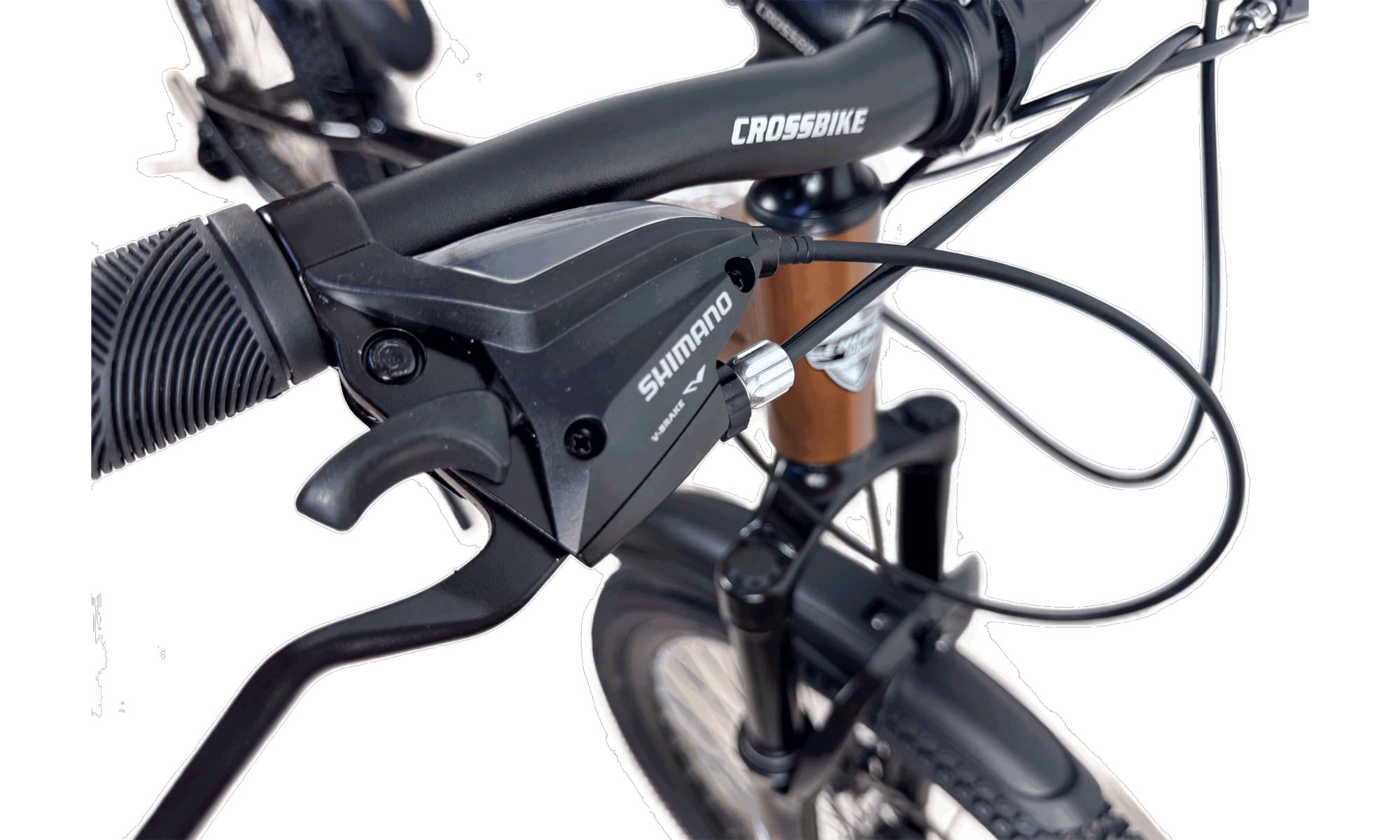 Велосипед CrossBike Roblox 24", размер XXS, рама 11", год 2026, Бронзовый-Черный 2