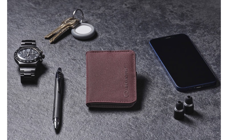 Гаманець Lifeventure Recycled RFID Card Wallet plum 6
