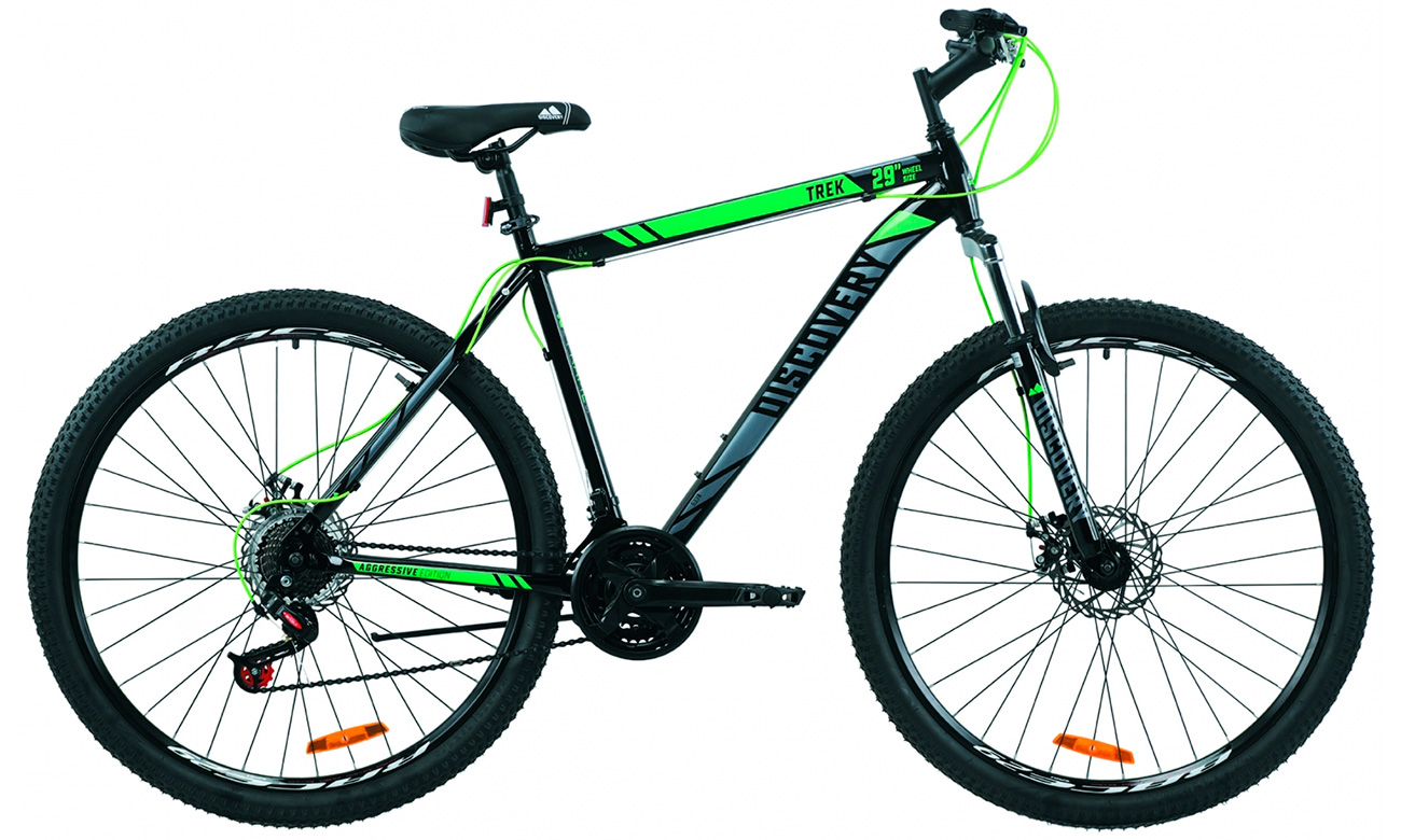 Велосипед Discovery 29" TREK DD (2020) 2020 Черно-зеленый 6 Велосипед Discovery 29" TREK DD (2020) 2020 Черно-зеленый 6