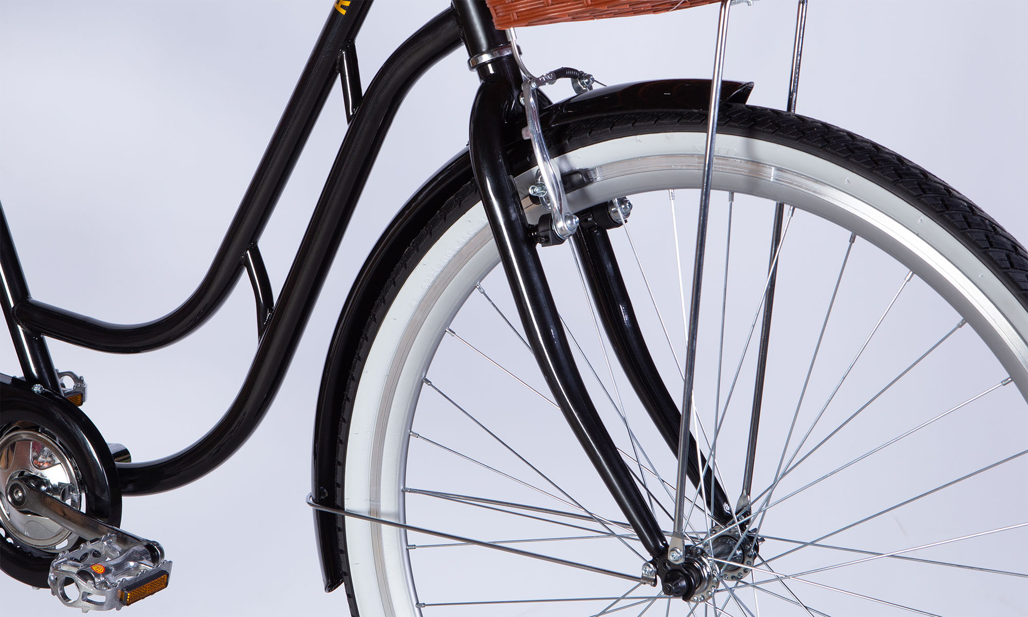 Фотография Велосипед Dorozhnik RETRO Velosteel 28", размер L, рама 19", 2025, черный 7