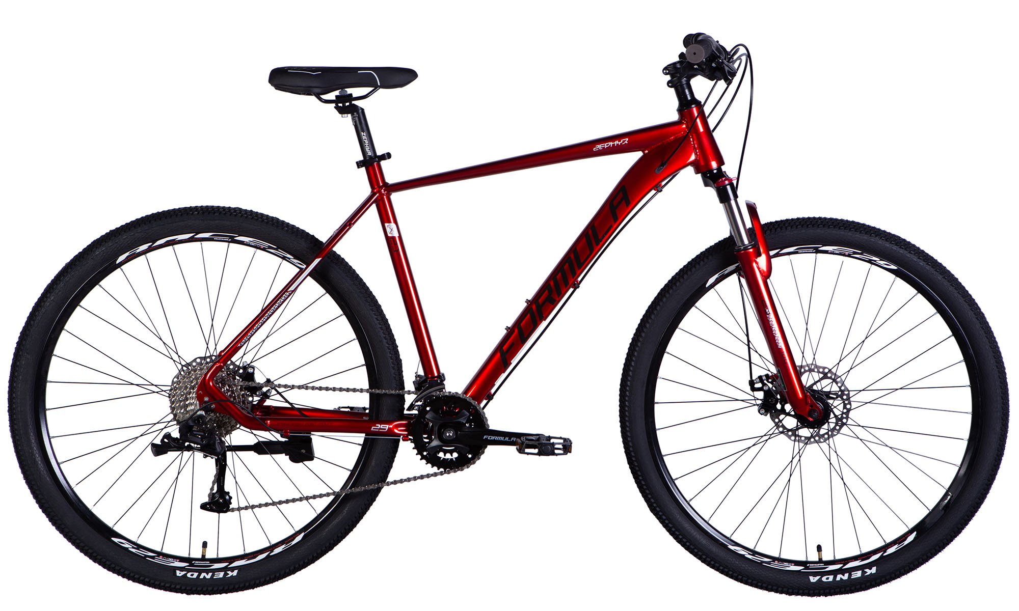 Фотографія Велосипед Formula ZEPHYR 2.0 DD CS 29", розмір XL, рама-21", 2025, червоний