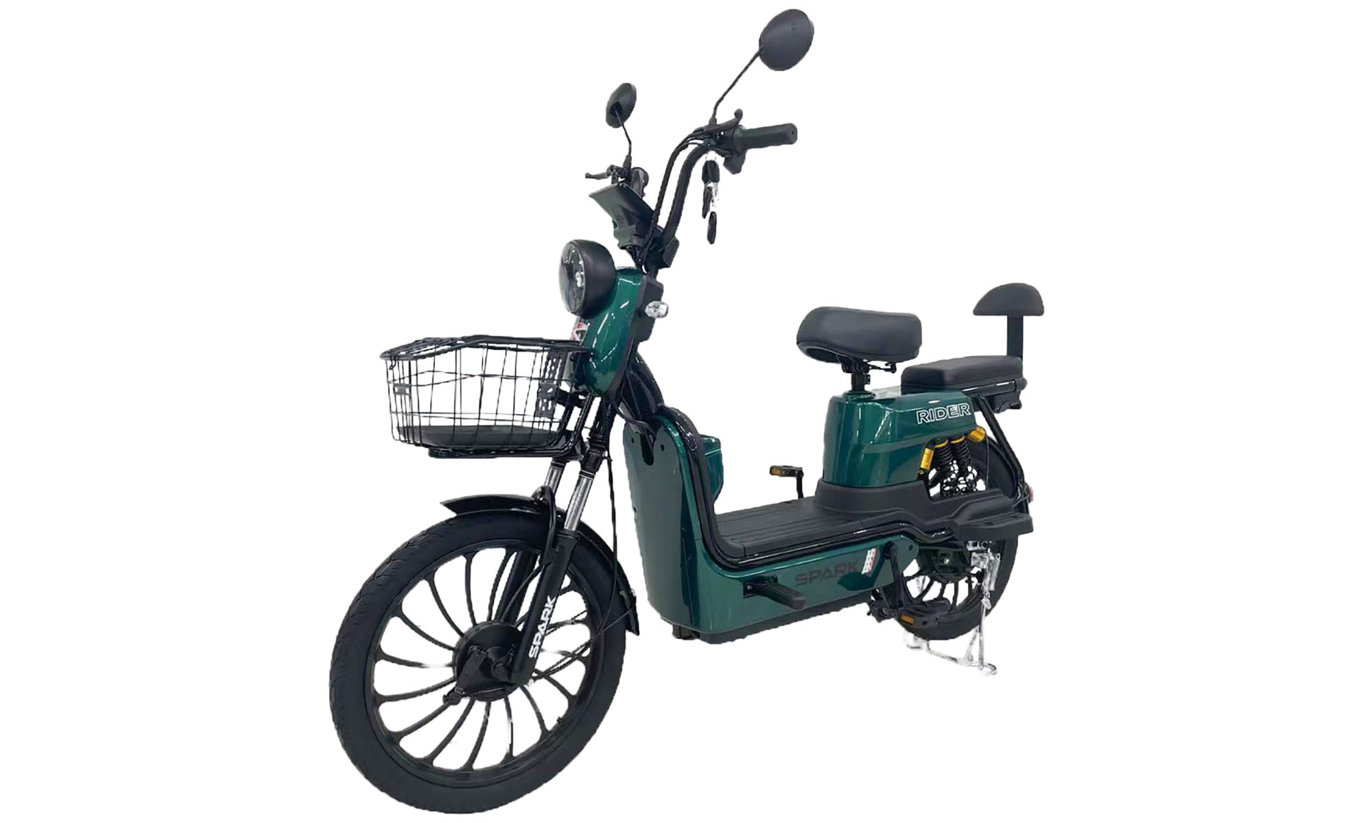 Електровелосипед SPARK RIDER 14" 48V/500W/20Ah, Зелений Електровелосипед SPARK RIDER 14" 48V/500W/20Ah, Зелений