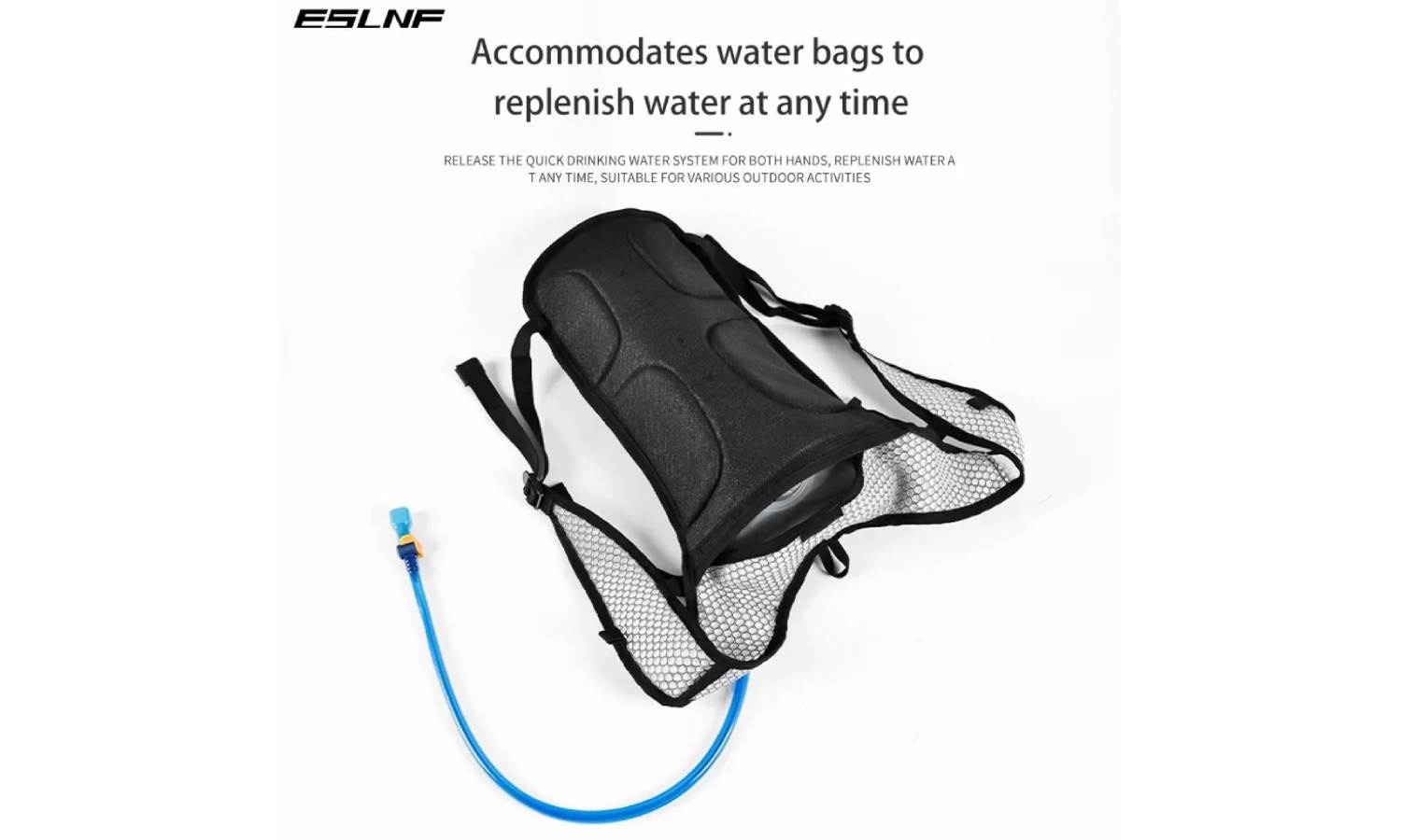 Рюкзак EsLNF Riding з гідропаком, чорний 4 Рюкзак EsLNF Riding з гідропаком, чорний 4