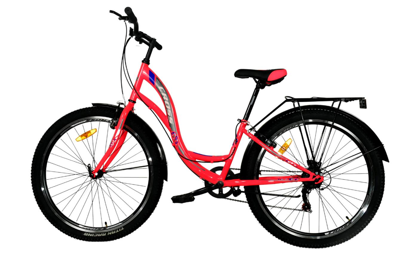 Велосипед Cross Betty 26" розмір XS рама 13 2022 рожевий 2