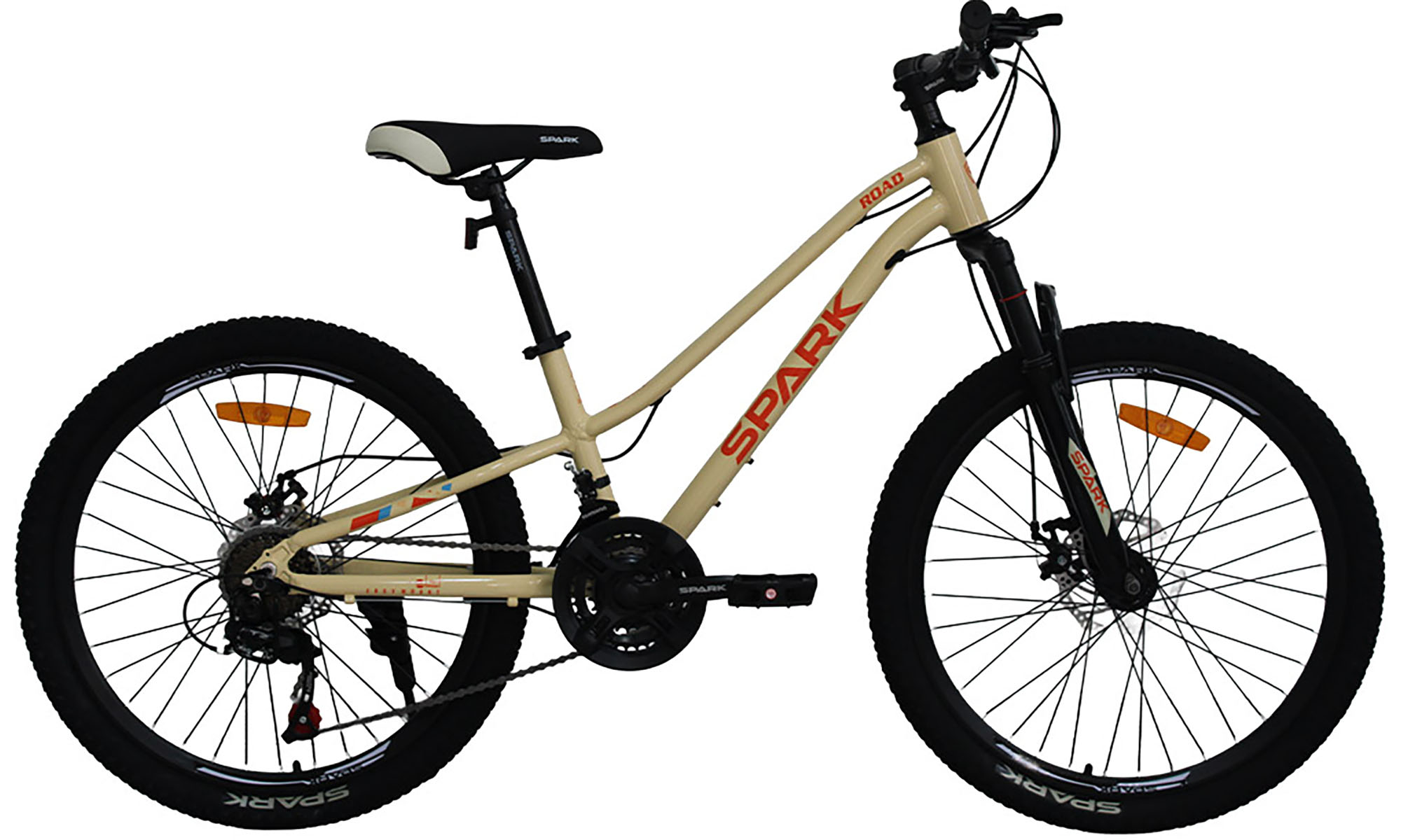Велосипед SPARK ROAD 24", розмір XS, рама 12", рік 2026, бежевий 