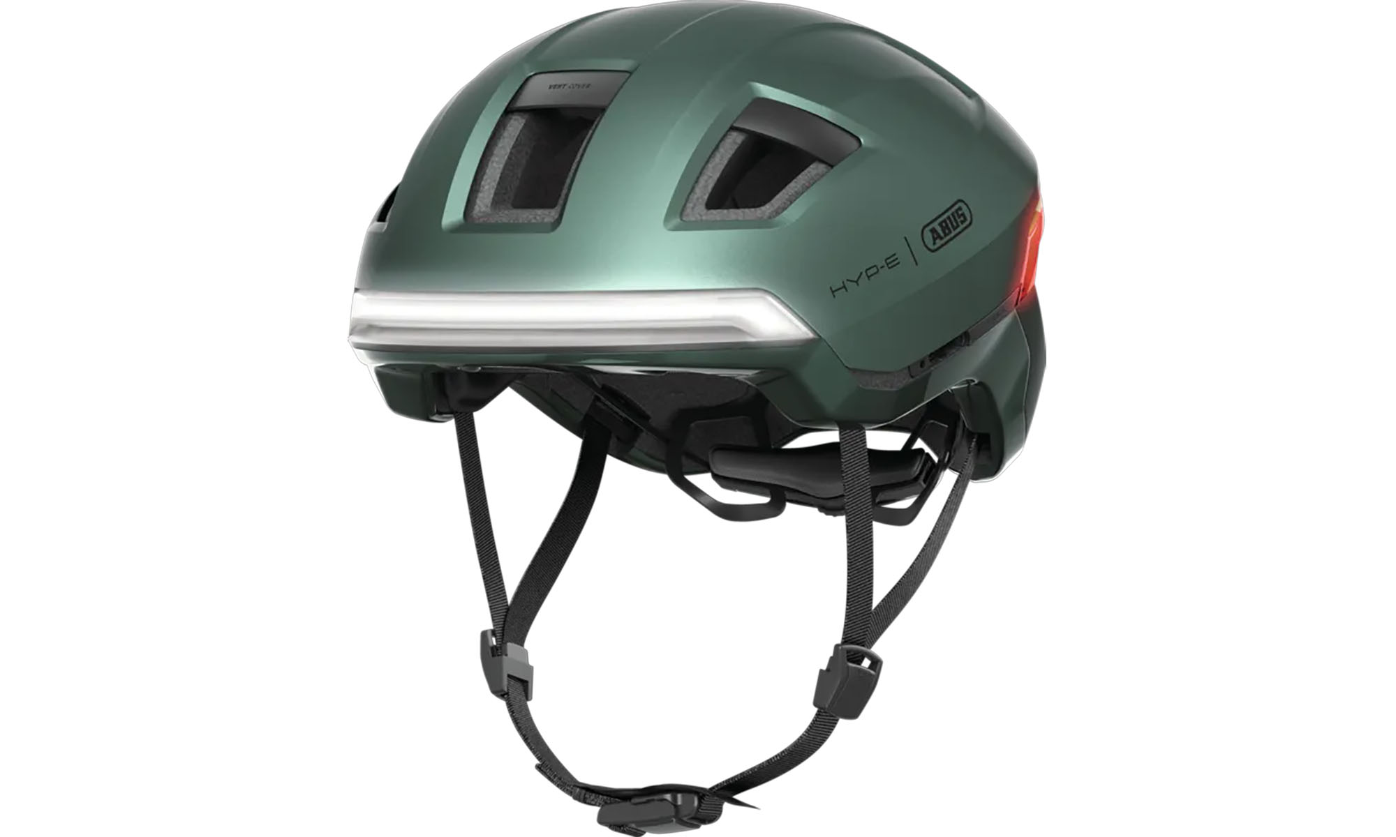 Велошлем ABUS HYP-E jungle green, размер M (54-58 см), зеленый 5 Велошлем ABUS HYP-E jungle green, размер M (54-58 см), зеленый 5